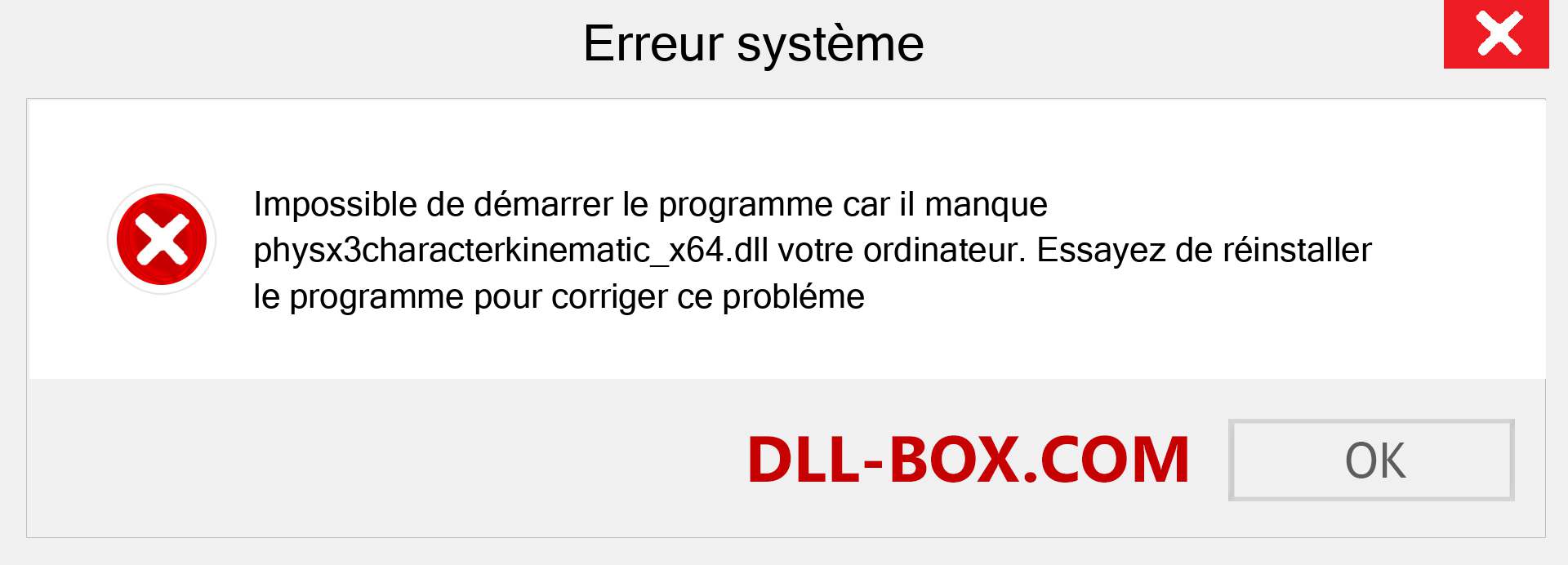 Le fichier physx3characterkinematic_x64.dll est manquant ?. Télécharger pour Windows 7, 8, 10 - Correction de l'erreur manquante physx3characterkinematic_x64 dll sur Windows, photos, images